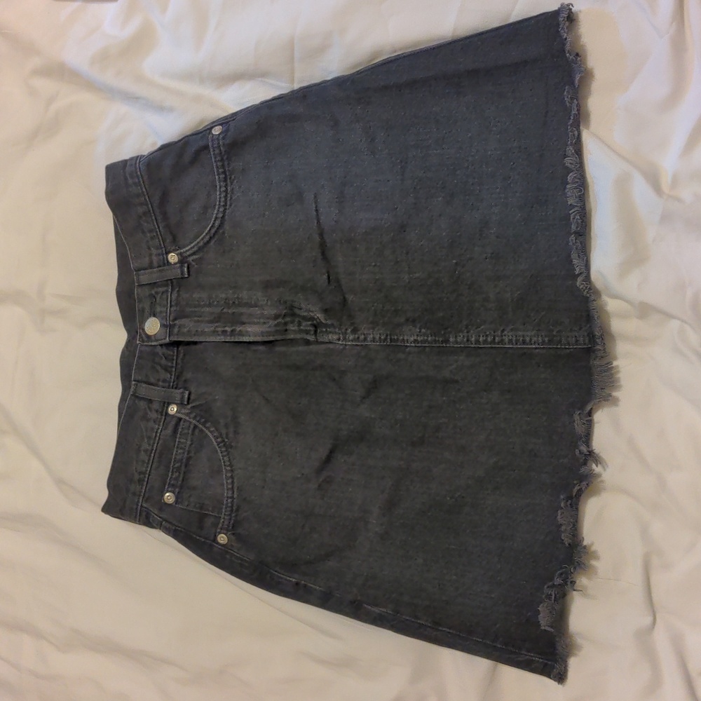 Denim mini skirt